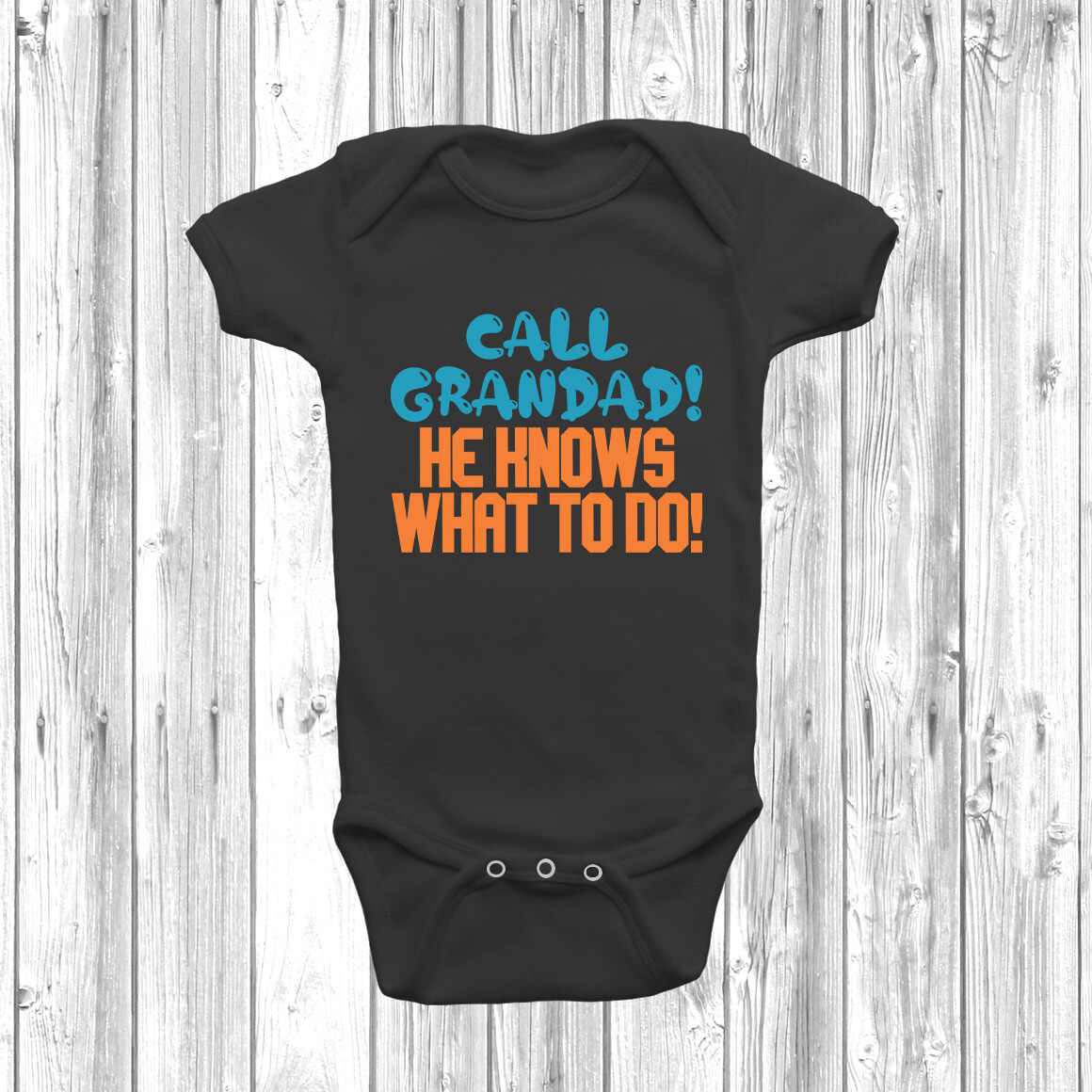 Call Grandad Baby Grow Body Suit Vest, Cute Boy, Baby Shower Gift,  Grandparents,