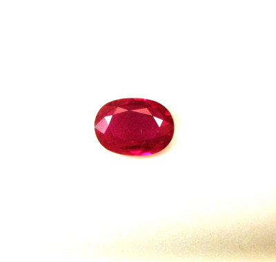 Natural Mined Loose  Oval Deep Red  Ruby  1 Pc  1.30 Cts  7.8 x5.9x2.8  MM LxWxD