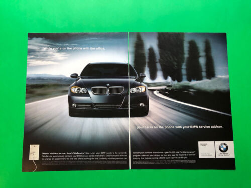 2006 BMW 335i 3 SERIES 2 PAGE ORIGINAL PRINT AD ADVERTISEMENT