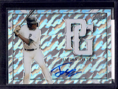 Jayden Hylton BA-JH2 2021 Leaf Perfect Game 1/1 Proof Autograph