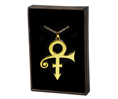Gold Plated Prince Symbol Pendant And 