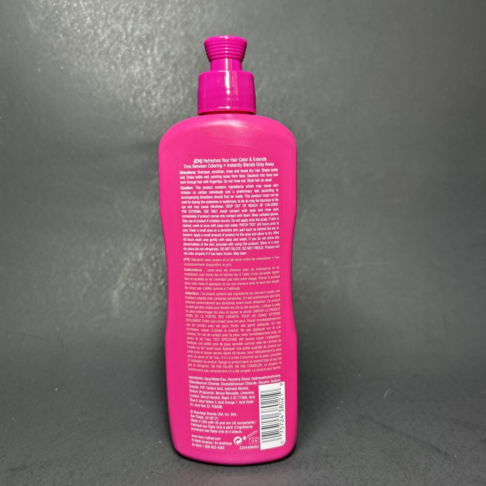 Fanci-Full Temporary Hair Color 21 Plush Brown Medium to Dark Brown 2 Bottles