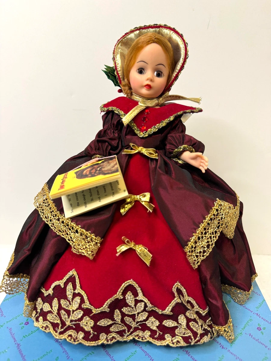 Muñeca Madame Alexander Christmas Caroling #1149 - Libro, vasos y caja