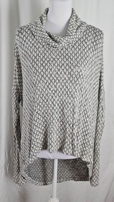 Anthropologie Akemi Kin Womens Pullover Top Cowl Neck Rayon Spandex XS Small