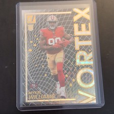 2025 Panini Donruss Vortex Mykel Williams San Francisco 49ers #22 Rookie Insert