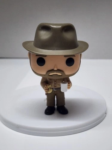 Funko POP!  Netflix TV Stranger Things Jim Hopper With Hat Coffee Cup Donut