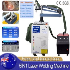 1500W 5in1 Battery Welder Handheld Laser Welding Machine Metal Cutting Cleaning