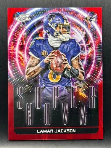2025 Topps Cosmic Chrome Lamar Jackson Base (RAW)