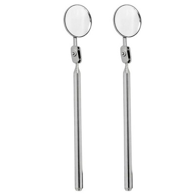 2 Pcs Inspektionsspiegel Kfz Ausziehbarer Mechanischer Teleskopspiegel