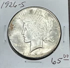 1926-S Peace Dollar - High Grade - Looks AU