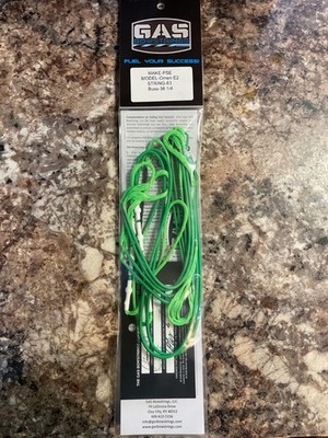 Gas Bowstrings PSE Omen E2 Strings w/Speed Nocks Black