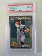 2024 Topps Update Series - Paul Skenes #US100 White Uniform (RC)