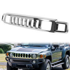 Front Upper Chrome Grille Assembly For Hummer H3 H3t 2006 2007 2008 2009 2010