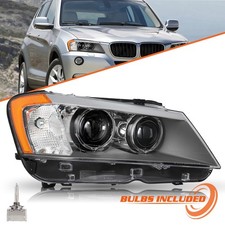 For 2011-2014 BMW X3 HID/XENON W/O AFS Headlight Passenger Right Side Headlamp