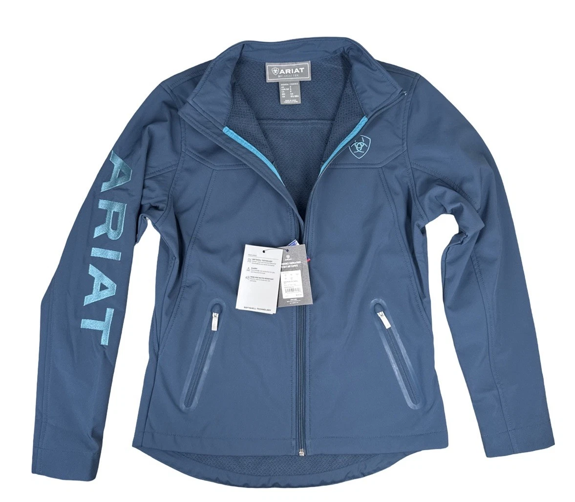 ARIAT Tek Equestrian New Team Softshell Jacket Blue Deep Petroleum Womens Medium
Opens in a new wind