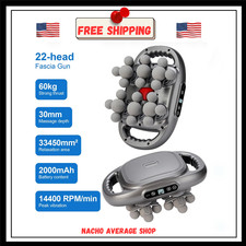 22-Head Fascia Massage Gun High Frequency Deep Tissue Body Muscle Massager