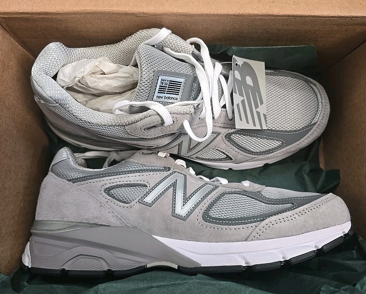 New Balance 990V4 - Made in USA Men's Sneakers in Grey U990GR4
