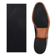 Shoe Sole Rubber Sheet, Soles Replacement, 5/32 Inch Thick, Black