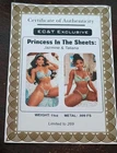 Sexy Princess In The Sheets Jasmine & Tatiana 1oz Silver With COA Art Bar