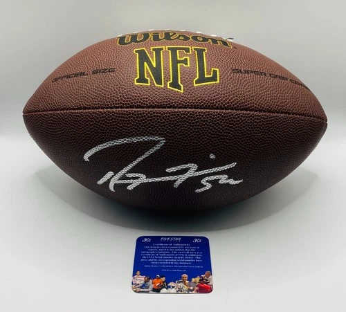 Ray Lewis Signed Football With COA (461518) (Ravens)