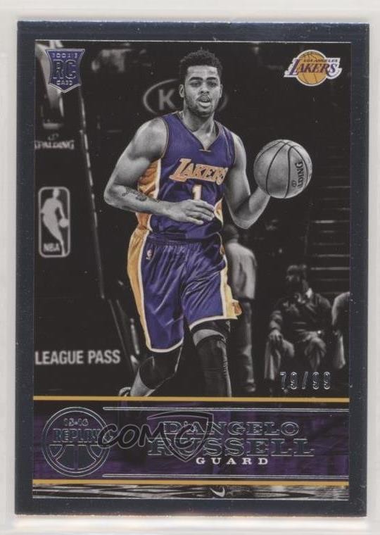 2015-16 Panini Replay 79/99 D'Angelo Russell #27 03xg