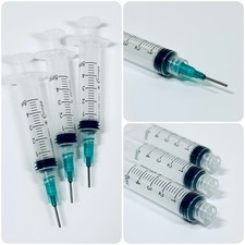 3 szt. strzykawki 5ml z turkusowym 18G 13mm tępa końcówka igły klej, atrament, dozowanie