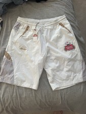 Palace x Stella Artois Men’s White Mesh Lined Drawstring Shorts Size L