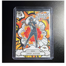 Panini 2025 Donruss Bomb Squad Insert Lamar Jackson #BS-LJN Ravens NFL