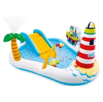 INTEX Fushing Fun Play Center 218x188x99 Planschbecken Wasserrutsche Kinder Pool