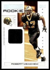 2007 Playoff NFL Playoffs/15 / Robert Meachem ROOKIE PLAYER-WORN PATCH /15