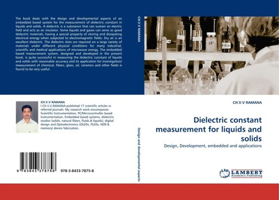 Ch. V. V Ramana | Dielectric constant measurement for liquids and solids | Buch