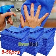Microfiber Cleaning Cloth Towel Rag Car Polishing No Scratch Detailing 5-50pcs