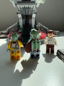 LEGO Star Wars Slave I 8097 COMPLETE w/ Boba Fett, Bossk, Han + Carbonite -100%