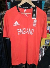 ENGLAND [ECB] T20 WORLD CUP 2014 CRICKET SHIRT ADIDAS CLIMACHILL SIZE XL NWT