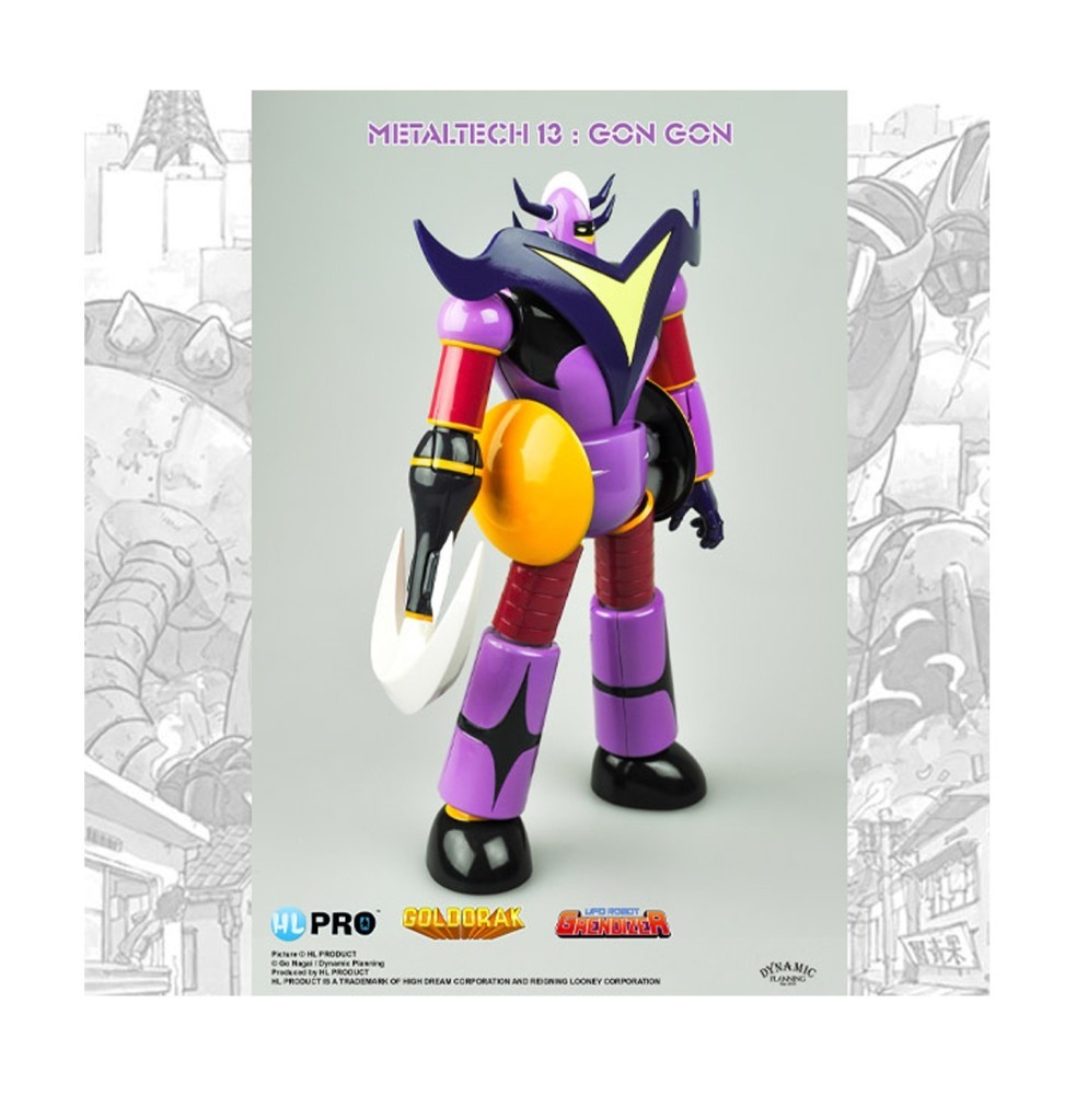 Figurine Goldorak HL Pro Metaltech 17cm couleur anime robot retro japonais