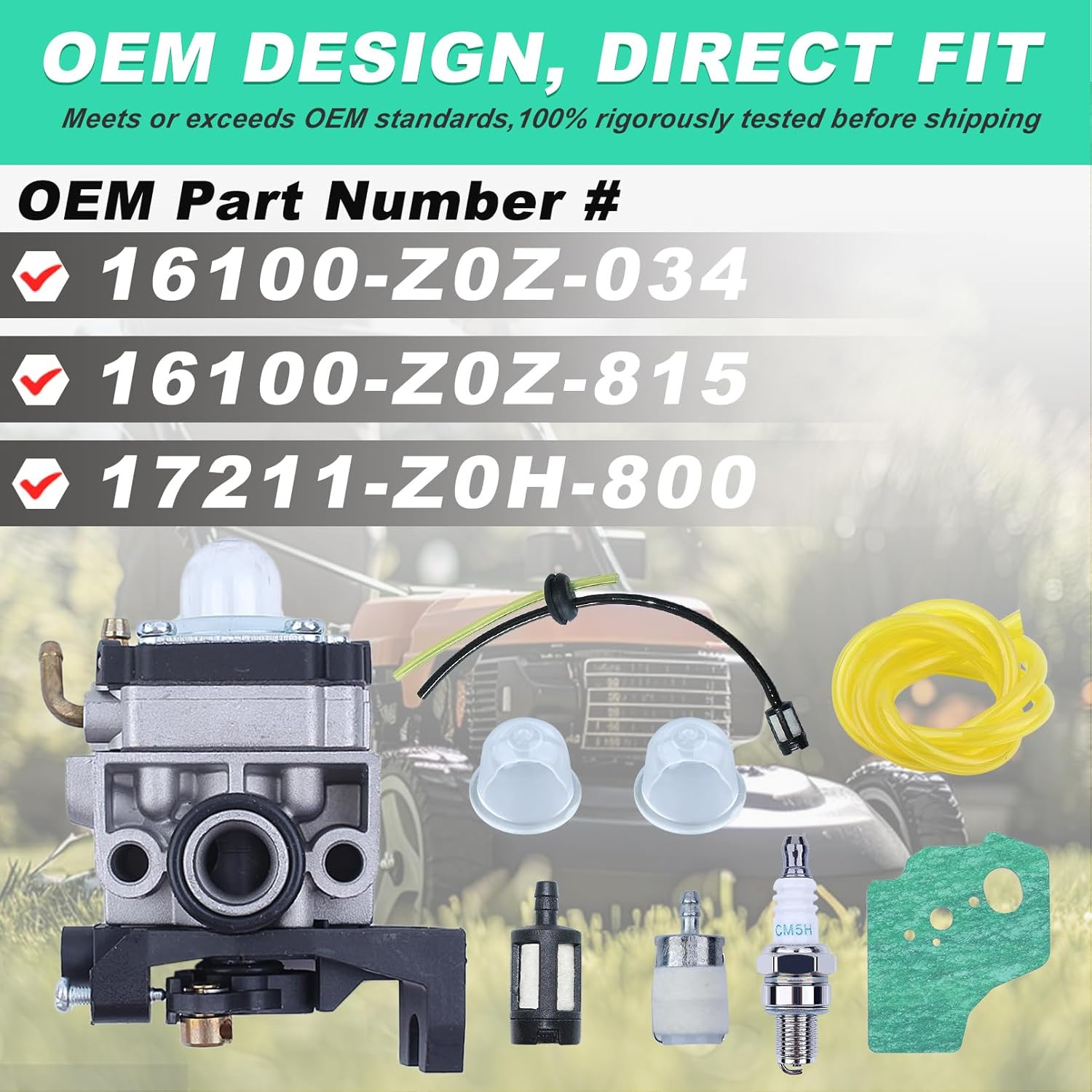 Carburatore Kit Di Ricambi per Honda Motore GX35 GX25 FG110 HHT25 HHT35,  Carbur - 4
