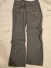 Womens NineWest Bootcut Dress Pants Sz8 Grey/Black #0213