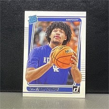 Panini Chronicles Draft Shaedon Sharpe #5 Rated Rookie Kentucky Wildcats