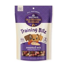 Old Mother Hubbard Bitz Natural Crunchy Dog Training Treats, Chicken, Liver
