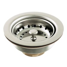 Kingston Brass K111BPN Tacoma Stainless Steel Kitchen Sink Basket Strainer, P...