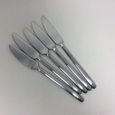 5 x Ikea DATA Besteck Edelstahl Speisemesser Tafelmesser Menümesser