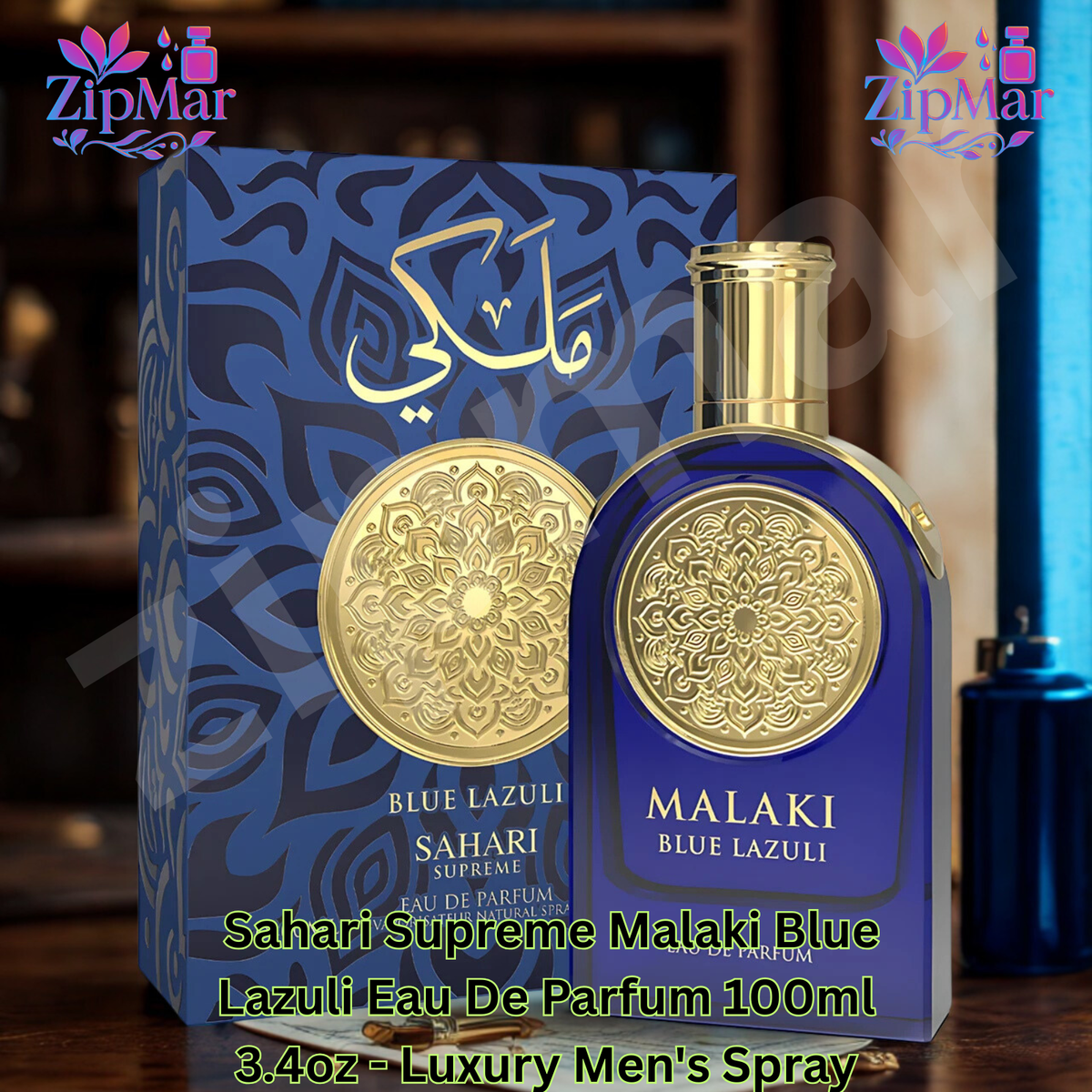 Malaki Blue Lazuli Sahari Supreme EDP 100ml/3.4 oz Men luxury