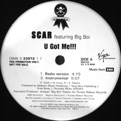 Narbe (2) - U Got Me!!!, 12'', (Vinyl)