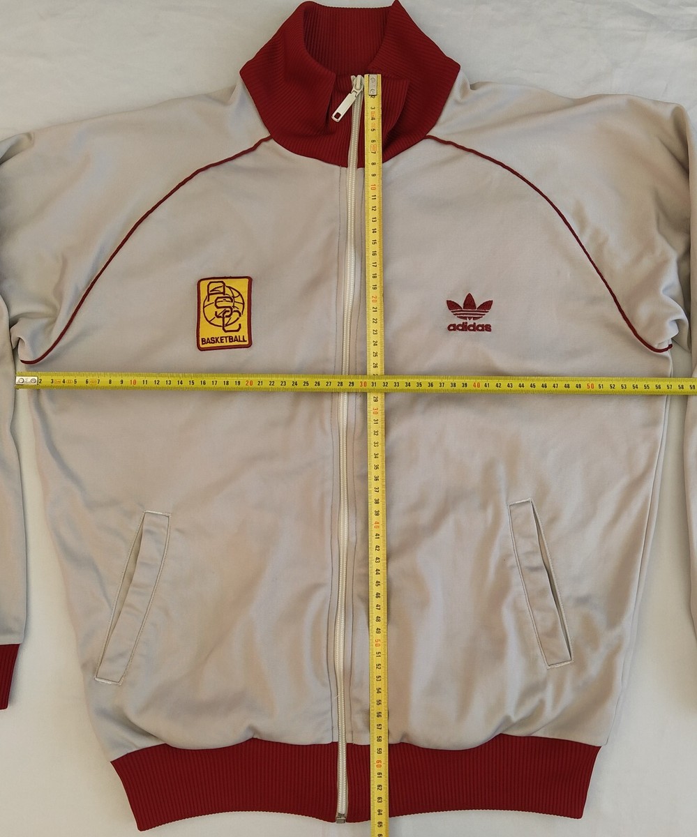 Adidas Originals men track top jacket ASC basketball 566431, 2005 grey M