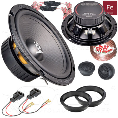GROUND ZERO LAUTSPRECHER für AUDI A5 Cabrio 8F/8T 2009-2016 Front Tür 150W #BZ6K