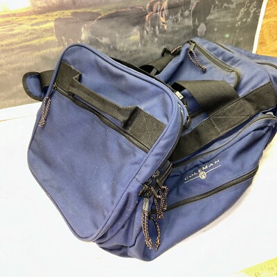 Coleman Large Blue Duffle Camping Travel Bag 23x15x12in | eBay Coleman Large Blue Duffle Camping Travel Bag 23x15x12in | eBay
