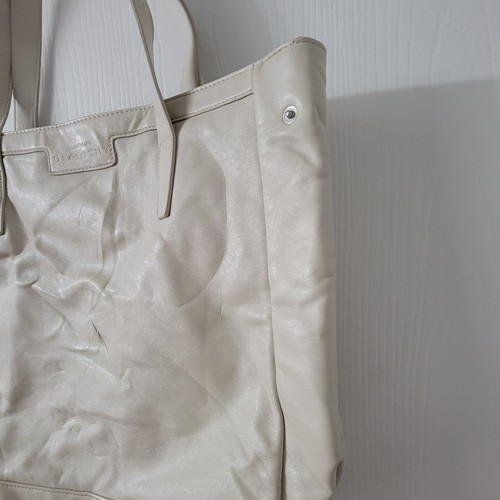 Givenchy Authentic Parfums White Tote As is Vintage CLEAN - Picture 6 of 19