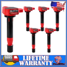 6X High Performance Ignition Coil UF242 For Honda Odyssey Accord 3.5L 3.0L Acura