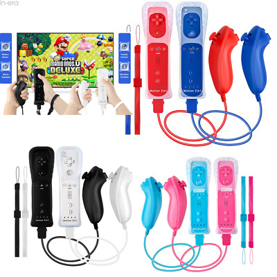 Wii Remote Controllers with Built in Motion Plus Compatible for wii and Wii U