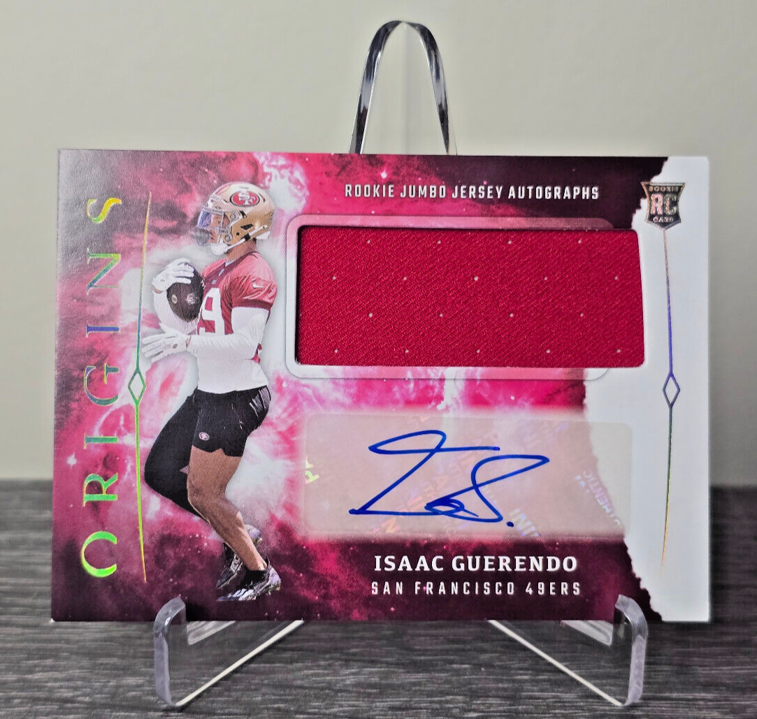 Isaac Gueredo Rookie Auto Patch RJA-IGU San Francisco 49ers RC